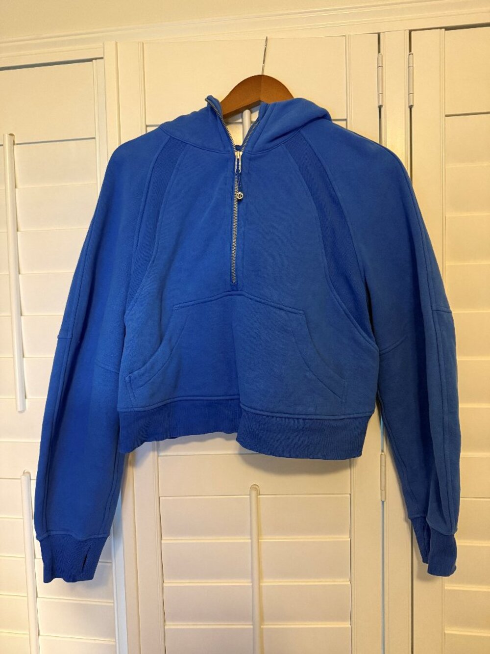 Scuba Oversized Half-Zip Hoodie Size XS/S